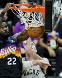  艾顿22+15太阳主场零封灰熊  